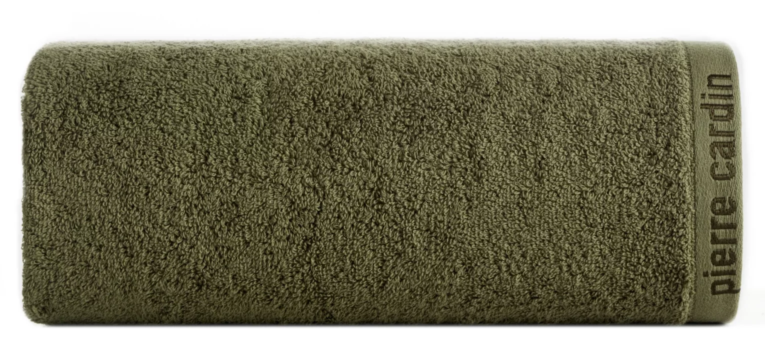 Ręcznik do rąk 30x50 cm bawełniany kolor ciemnooliwkowy 430 g/m2 EVI Pierre Cardin Eurofirany