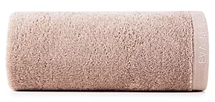 Ręcznik do rąk 30x50 cm bawełniany kolor pudrowy z haftowanym logiem Eva Minge 550 g/m2 VENUS Eurofirany