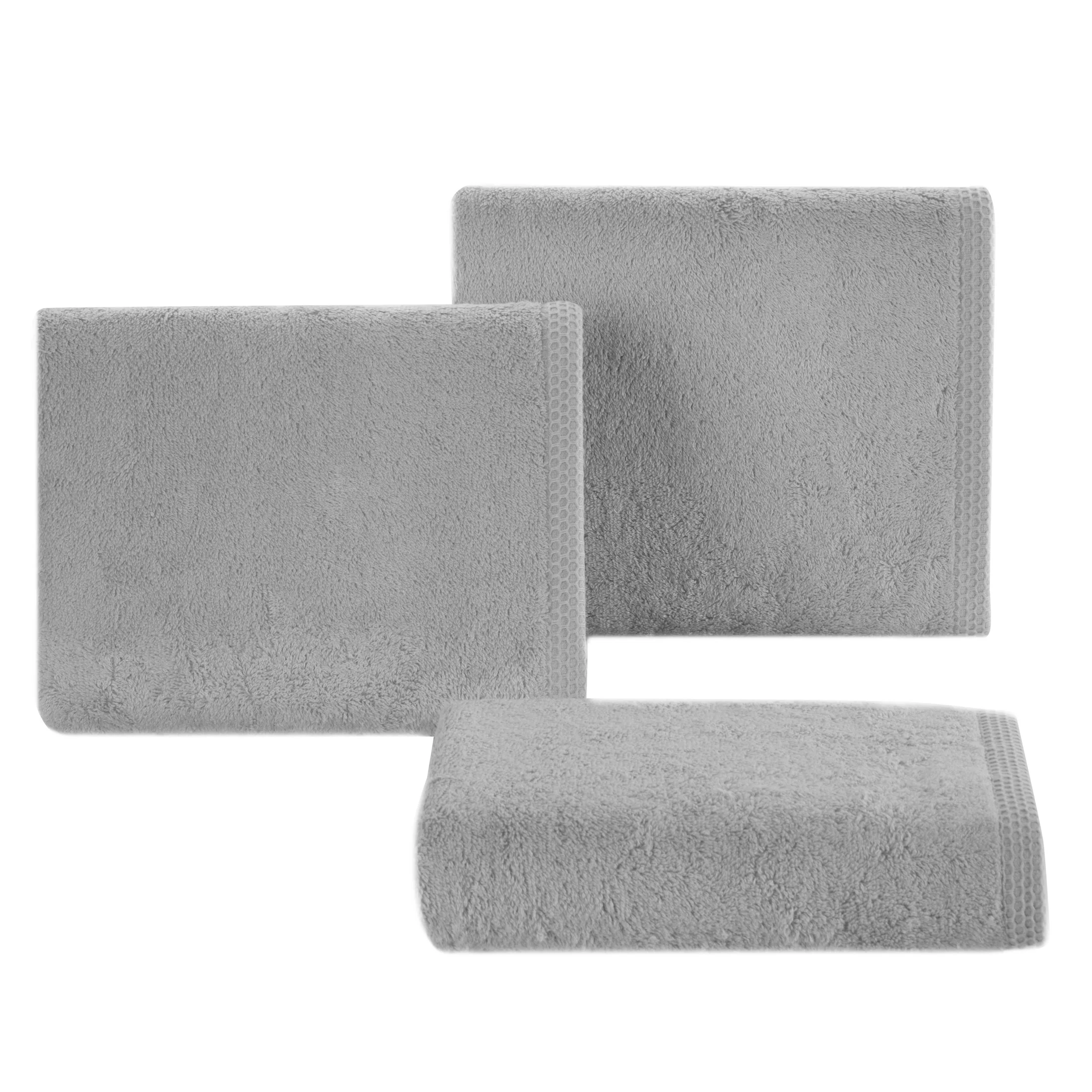 Ręcznik do rąk 30x50 cm bawełniany kolor srebrny 500 g/m2 HARMONY Eurofirany