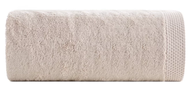 Ręcznik kąpielowy 50X90 cm bawełniany kolor beżowy 500 g/m2 HARMONY Eurofirany