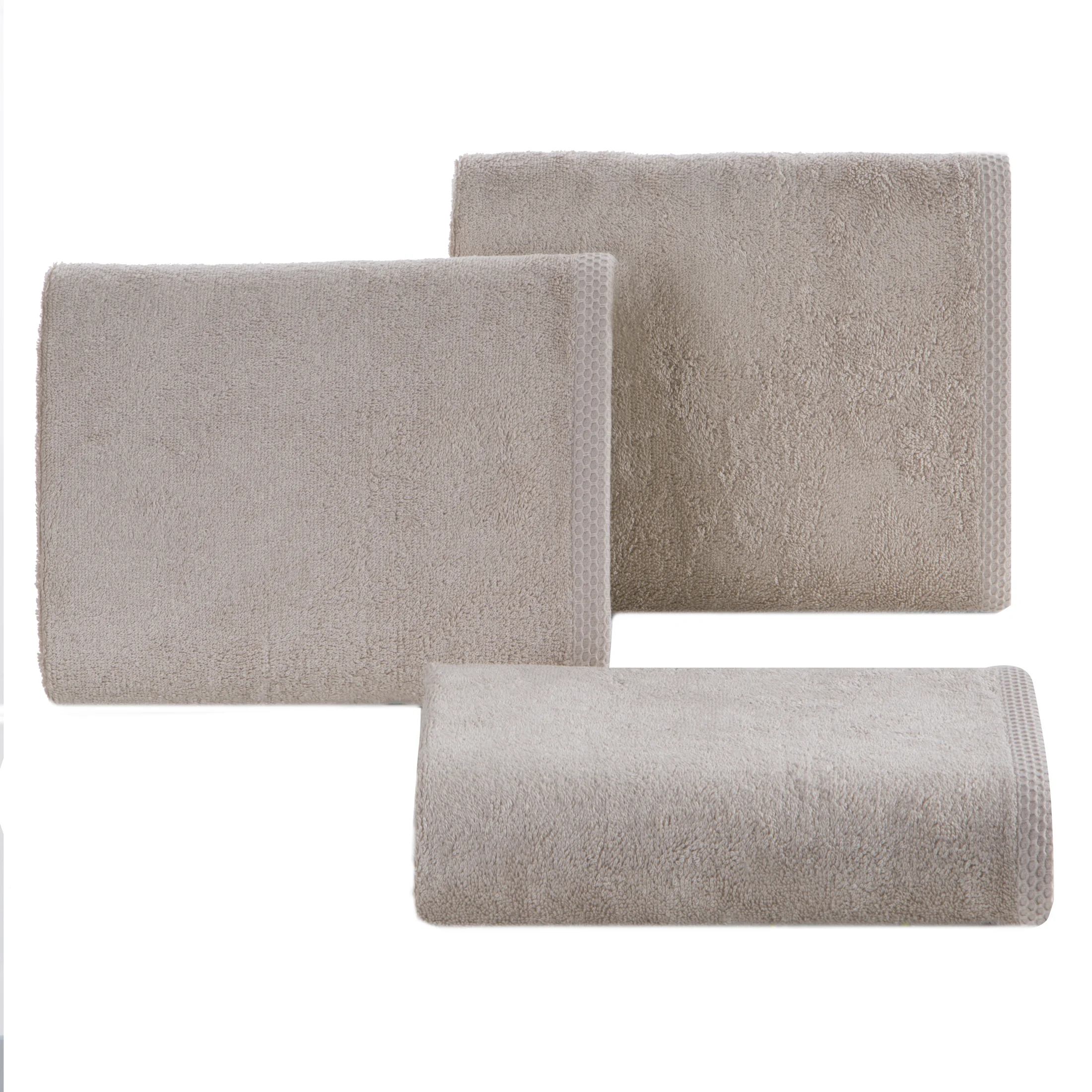 Ręcznik kąpielowy 50X90 cm bawełniany kolor beżowy 500 g/m2 HARMONY Eurofirany