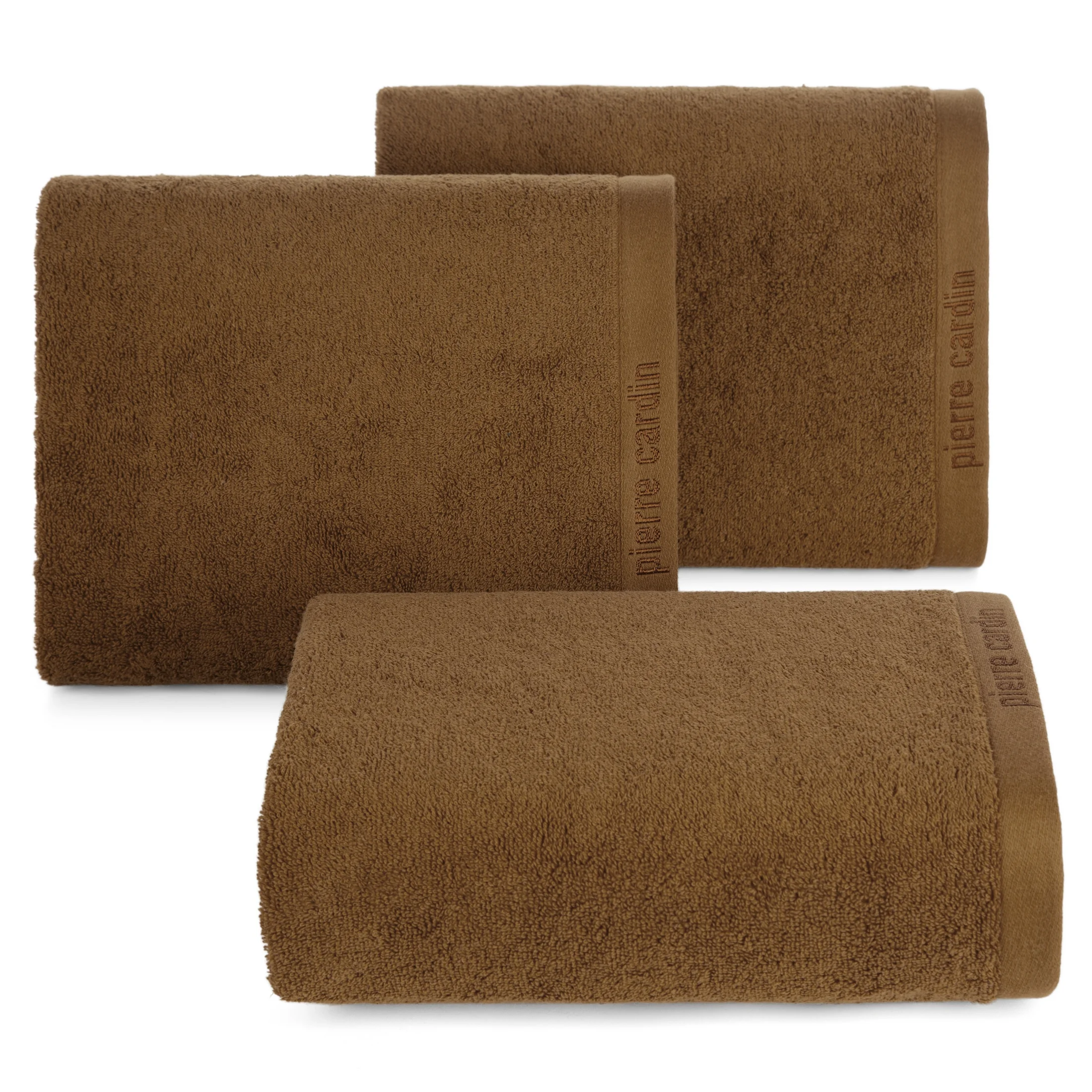 Ręcznik kąpielowy 50x90 cm bawełniany kolor brązowy 430 g/m2 EVI Pierre Cardin Eurofirany