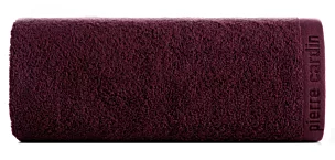 Ręcznik kąpielowy 50x90 cm bawełniany kolor burgundowy 430 g/m2 EVI Pierre Cardin Eurofirany