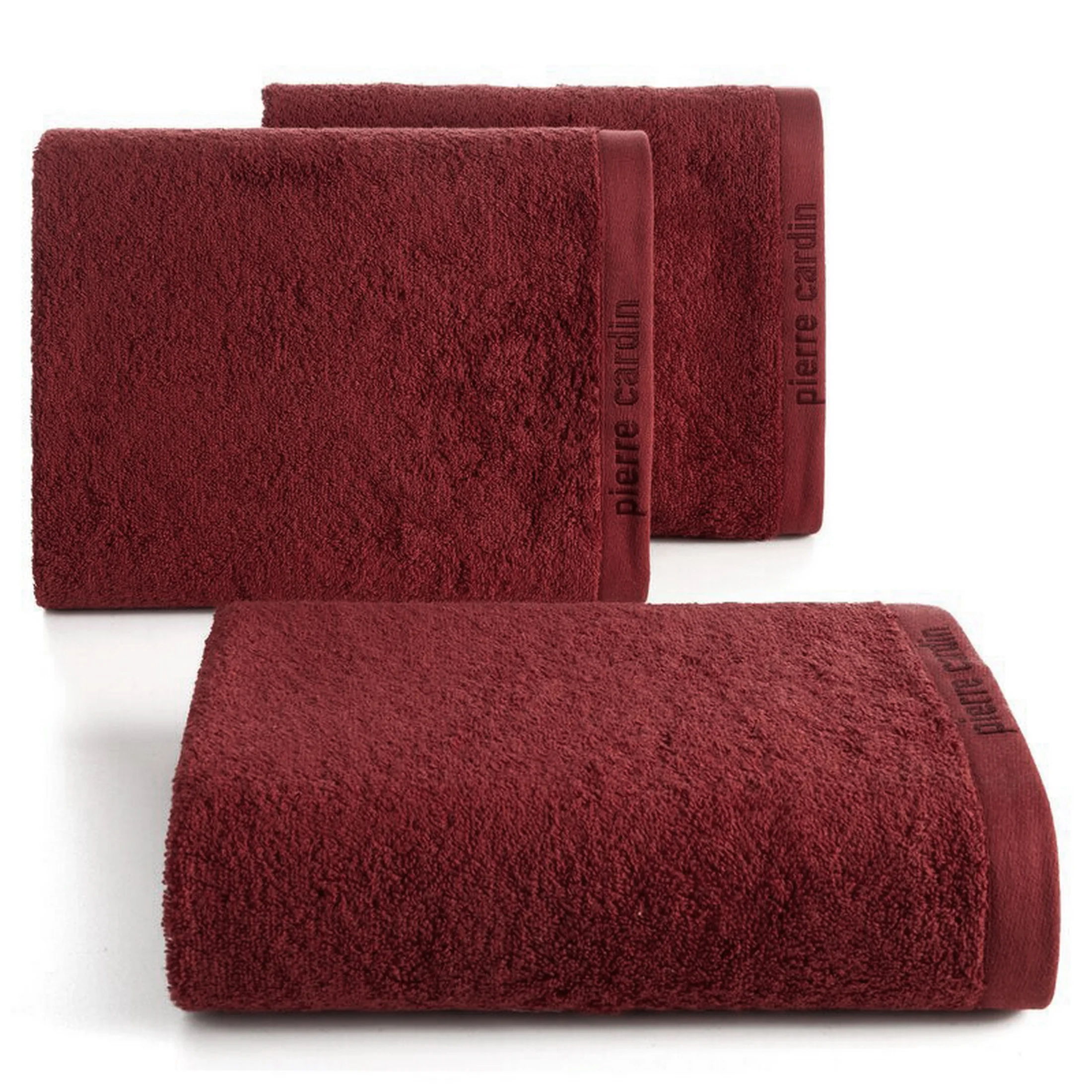 Ręcznik kąpielowy 50x90 cm bawełniany kolor ceglasty 430 g/m2 EVI Pierre Cardin Eurofirany
