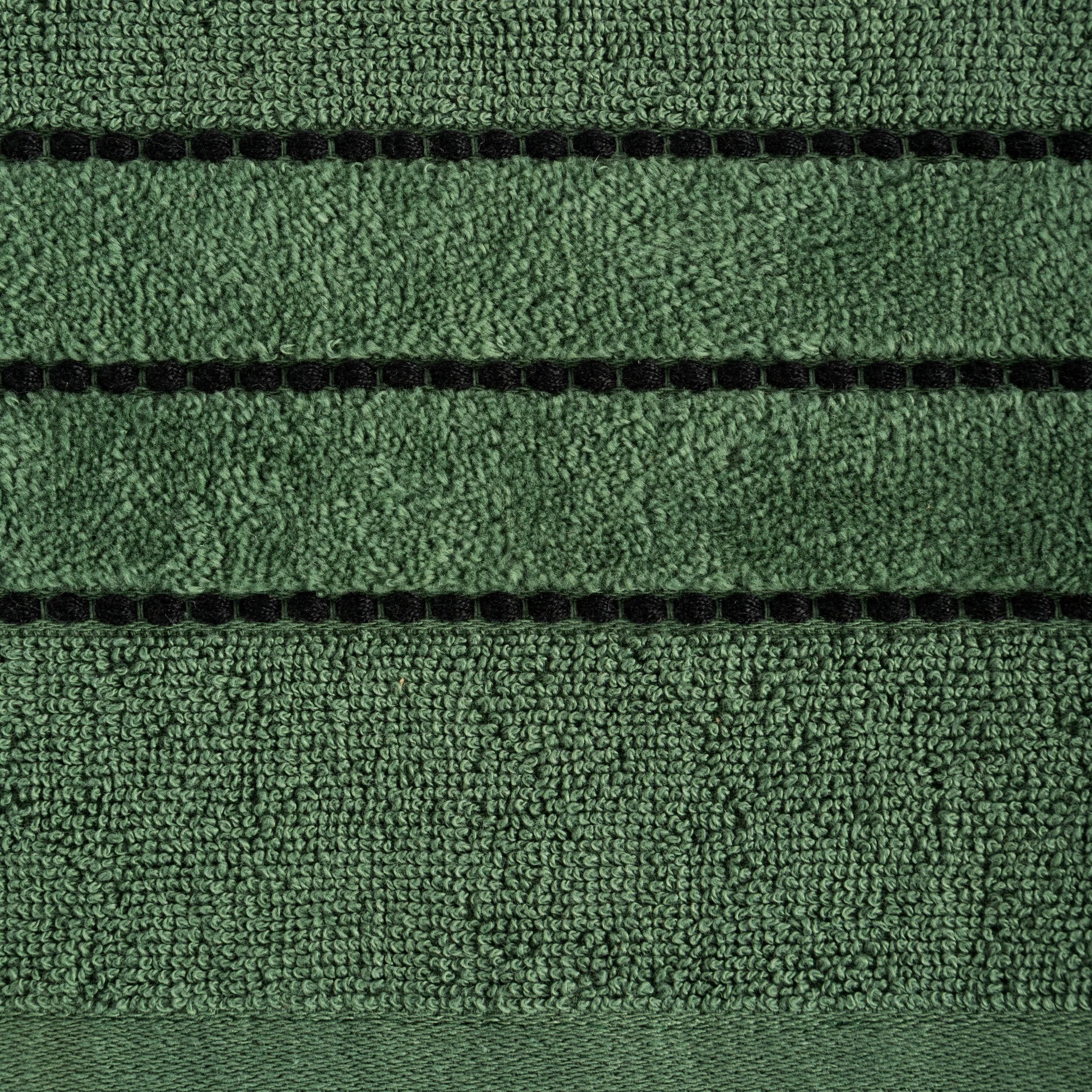 Ręcznik kąpielowy 50x90 cm bawełniany, kolor ciemnomiętowy, ze stebnowaną bordiurą 500 g/m² NELLY Eurofirany