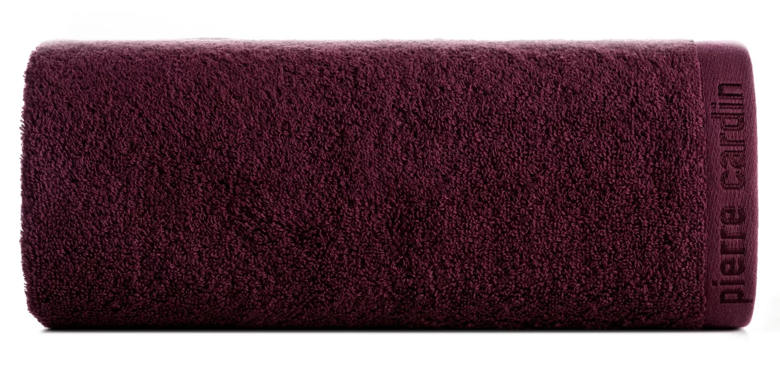 Ręcznik kąpielowy 70x140 cm bawełniany kolor burgundowy 430 g/m2 EVI Pierre Cardin Eurofirany