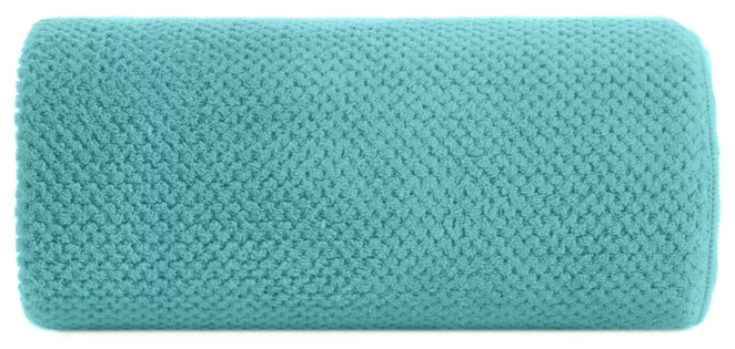 Ręcznik kąpielowy 50x90 cm szybkoschnący z mikrofibry kolor miętowy o ryżowej strukturze 280 g/m2 ZOE 1 Eurofirany