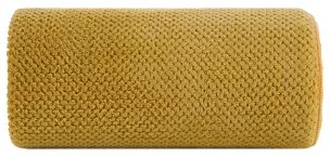 Ręcznik do rąk 30x50 cm szybkoschnący z mikrofibry kolor musztardowy o ryżowej strukturze 280 g/m2 ZOE 1 Eurofirany