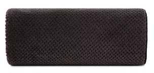Ręcznik do rąk 30x50 cm szybkoschnący z mikrofibry kolor czarny o ryżowej strukturze 280 g/m2 ZOE 1 Eurofirany