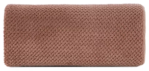 Ręcznik do rąk 30x50 cm szybkoschnący z mikrofibry kolor pudrowy róż o ryżowej strukturze 280 g/m2 ZOE 1 Eurofirany