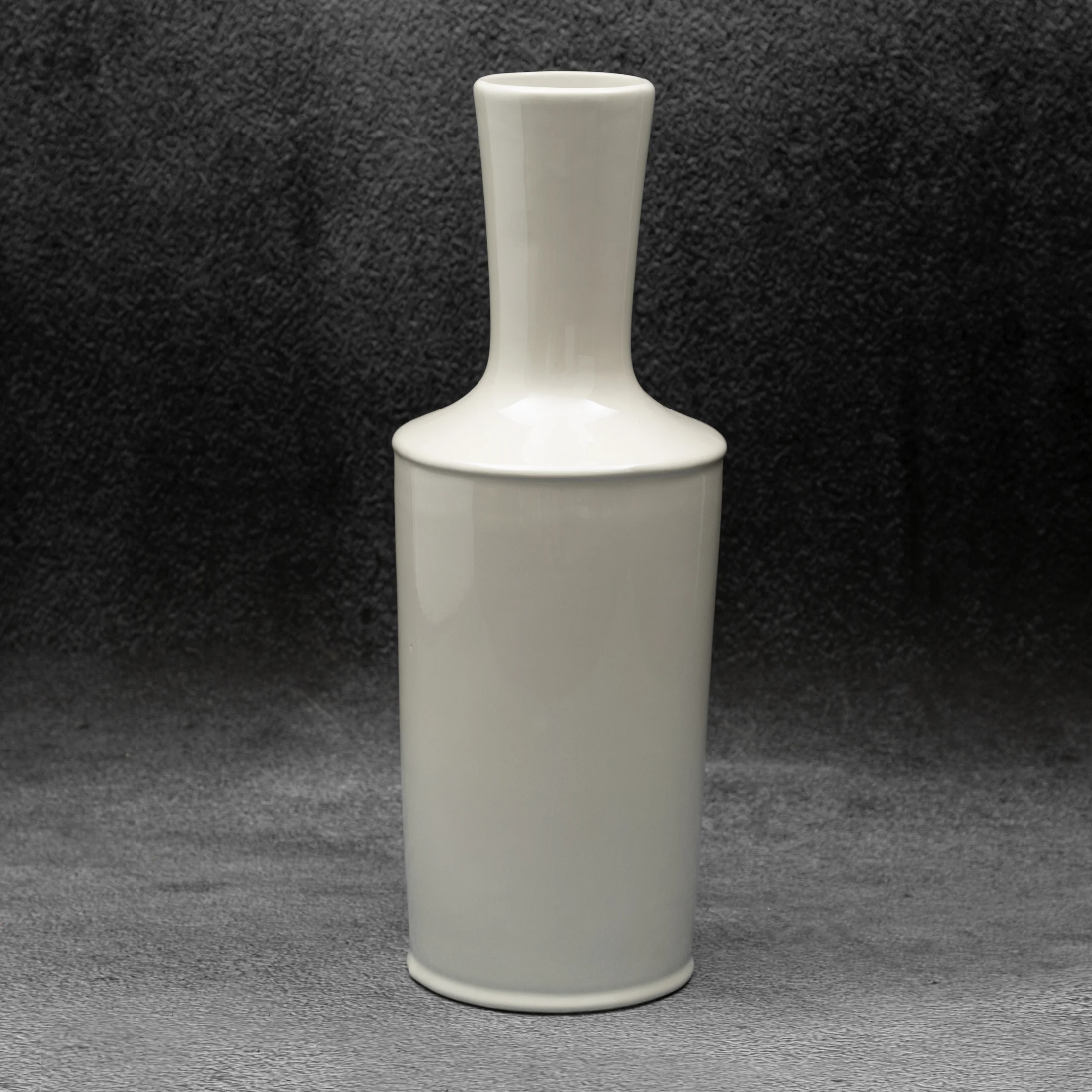 Wazon ceramiczny perłowa z połyskiem średnica 13x36 cm SIMONA Eurofirany