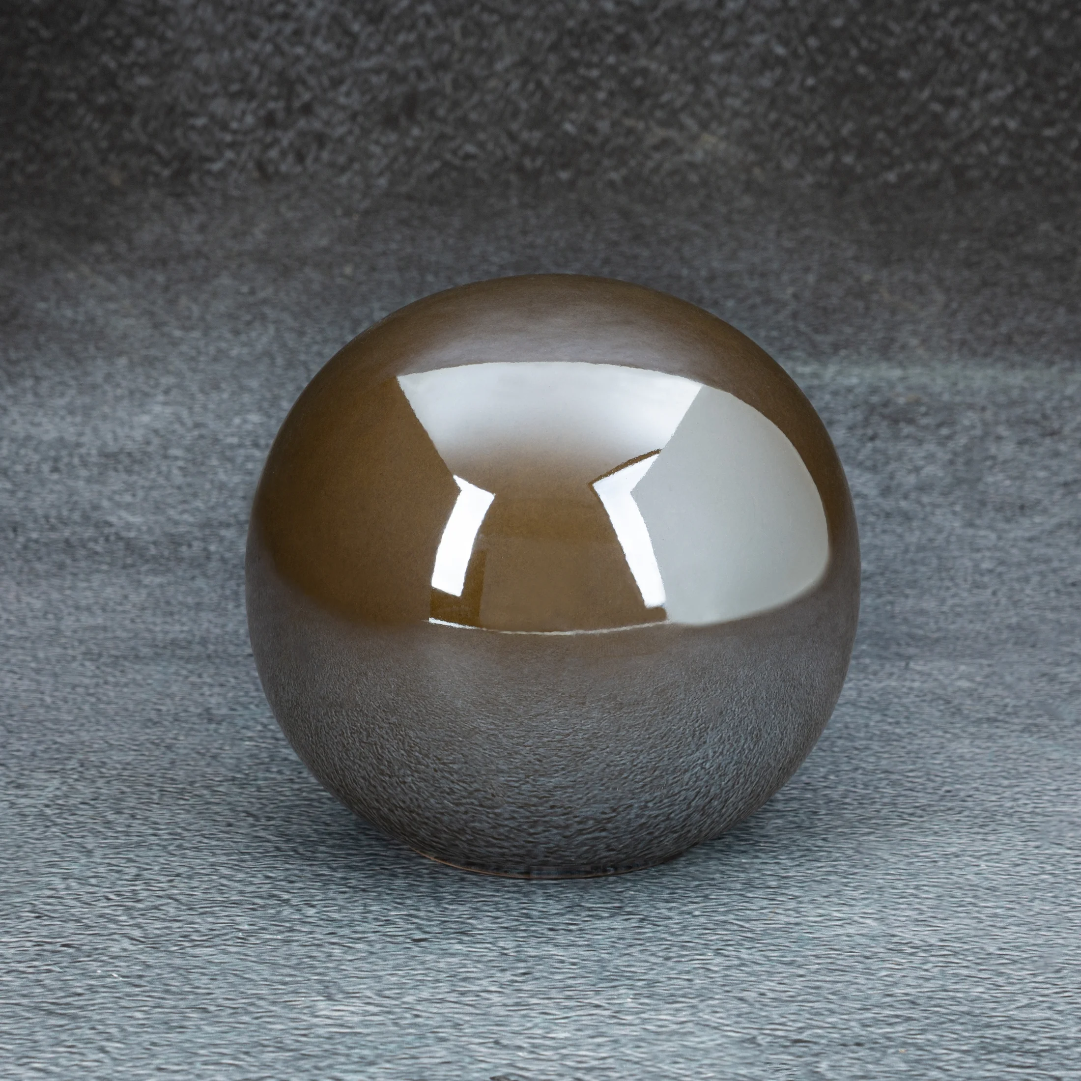 Kula ceramiczna oliwkowa z perłowym połyskiem średnica 12x11 cm SIMONA Eurofirany