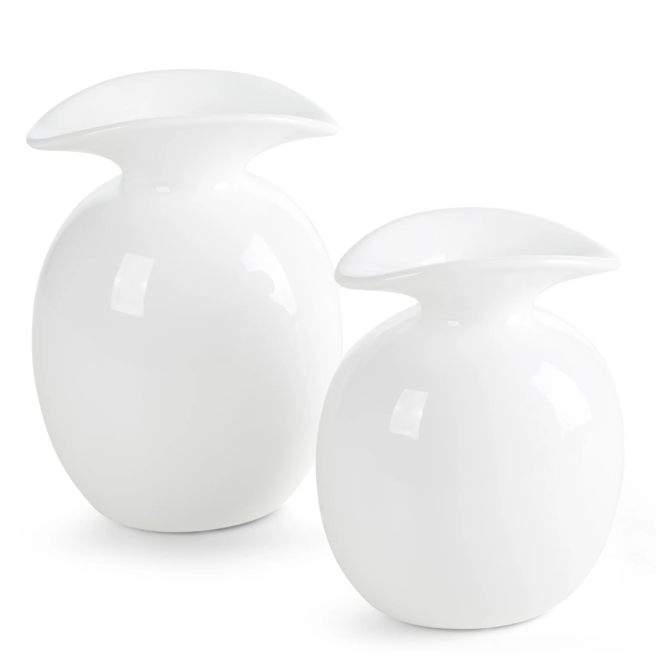 Wazon dekoracyjny biały o minimalistycznej formie 15x13x21 cm SONIA Eurofirany