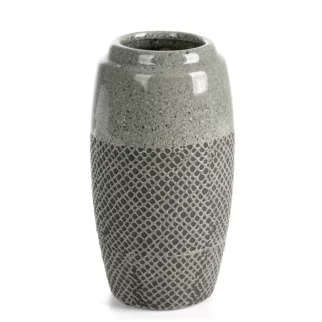 Wazon dekoracyjny stalowy w nowoczesnej stylistyce 13x25 cm NORI Eurofirany
