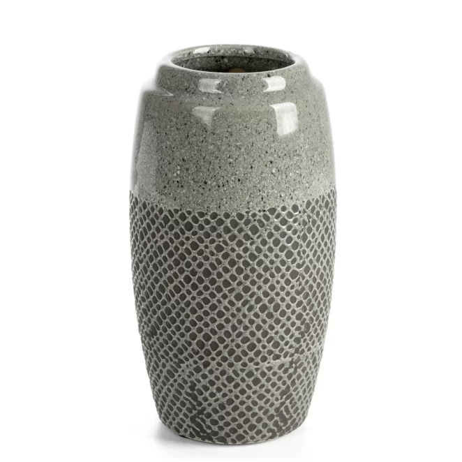 Wazon dekoracyjny stalowy w nowoczesnej stylistyce 13x25 cm NORI Eurofirany