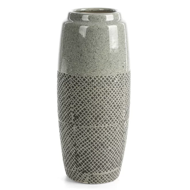 Wazon dekoracyjny stalowy w nowoczesnej stylistyce 16x36 cm NORI Eurofirany