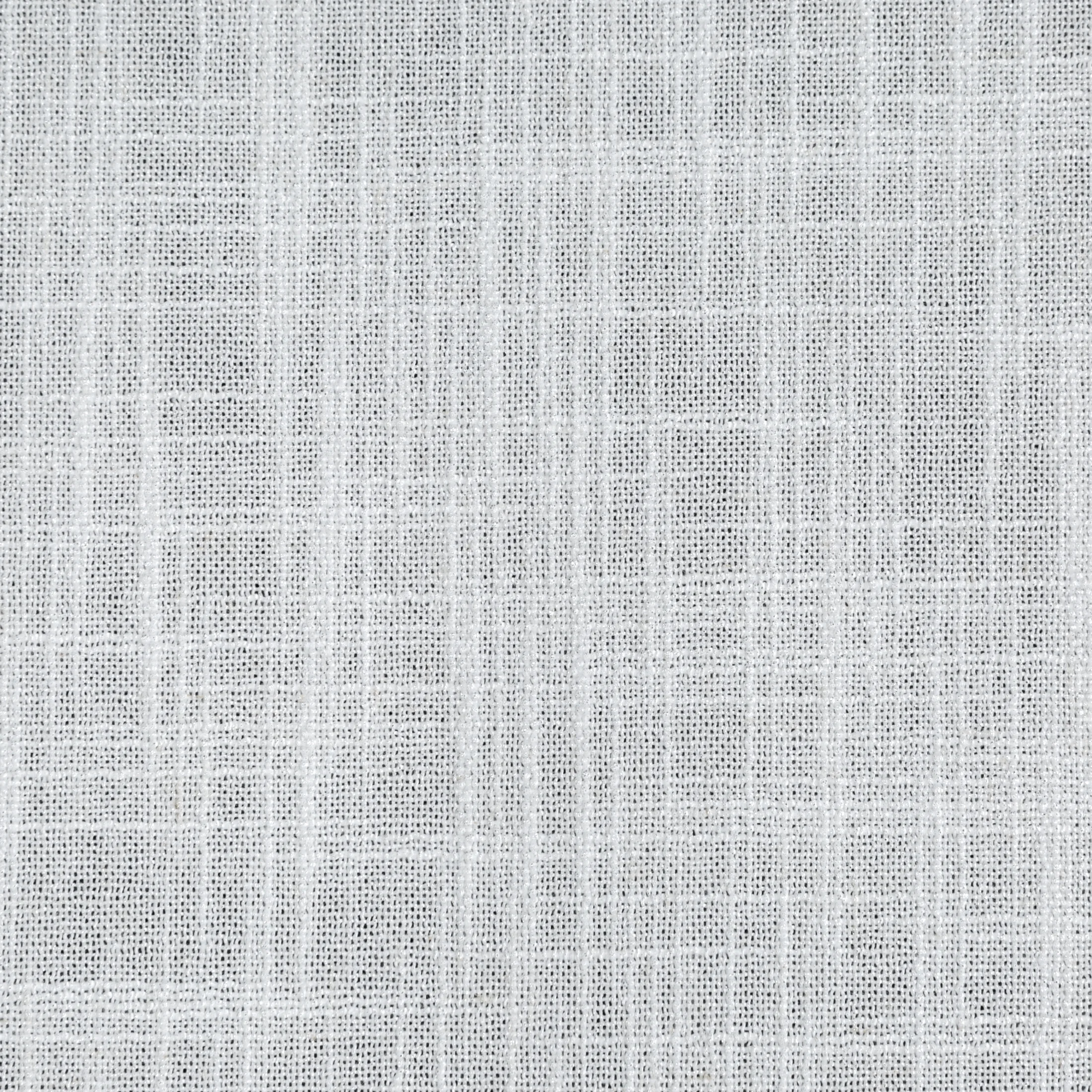 Zasłona biało, srebrna z dodatkiem lnu i błyszczącym akcentami 140x270 cm taśma ROSI Eurofirany