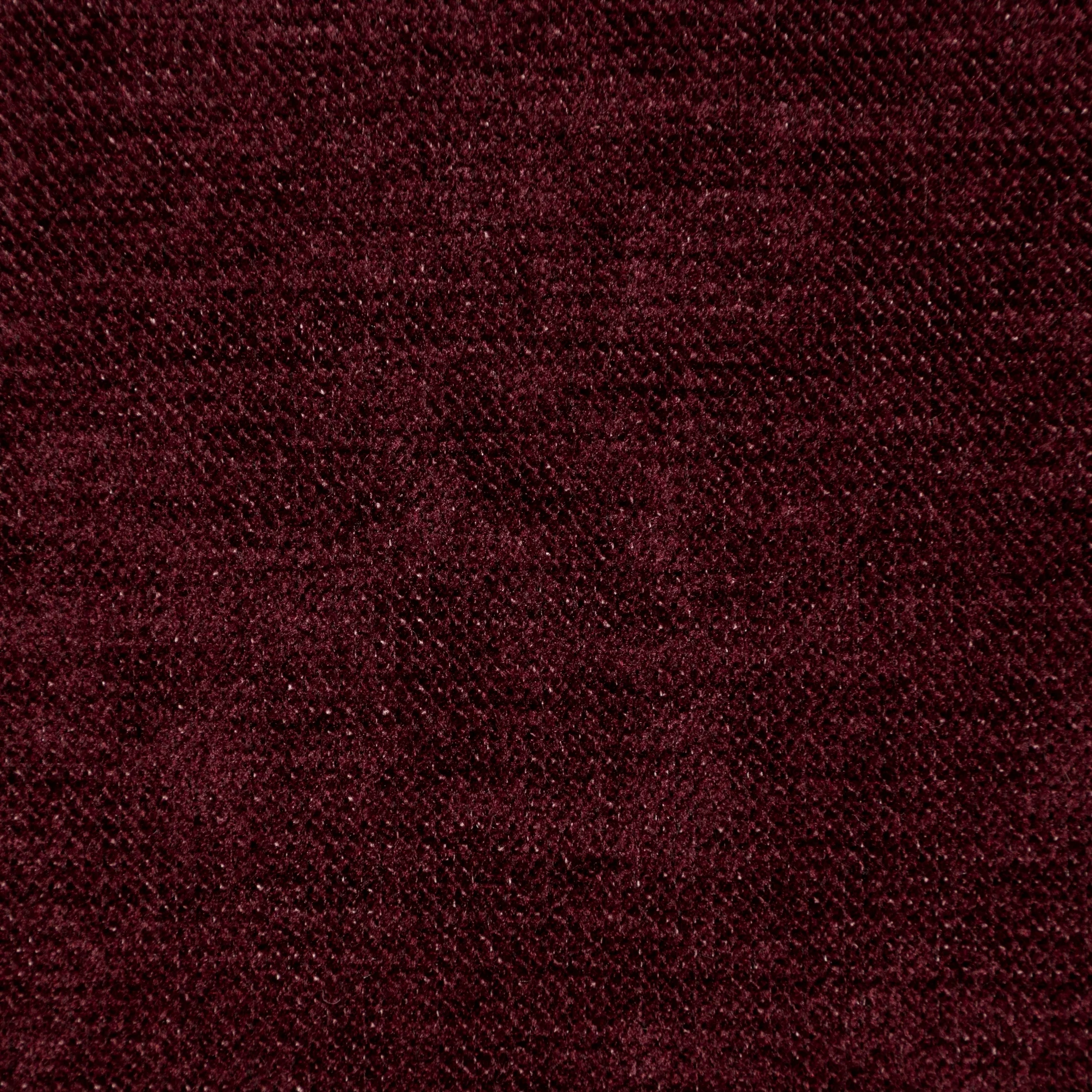 Zasłona bordowa z szenilowej tkaniny 140x250cm przelotki - VANI Eurofirany