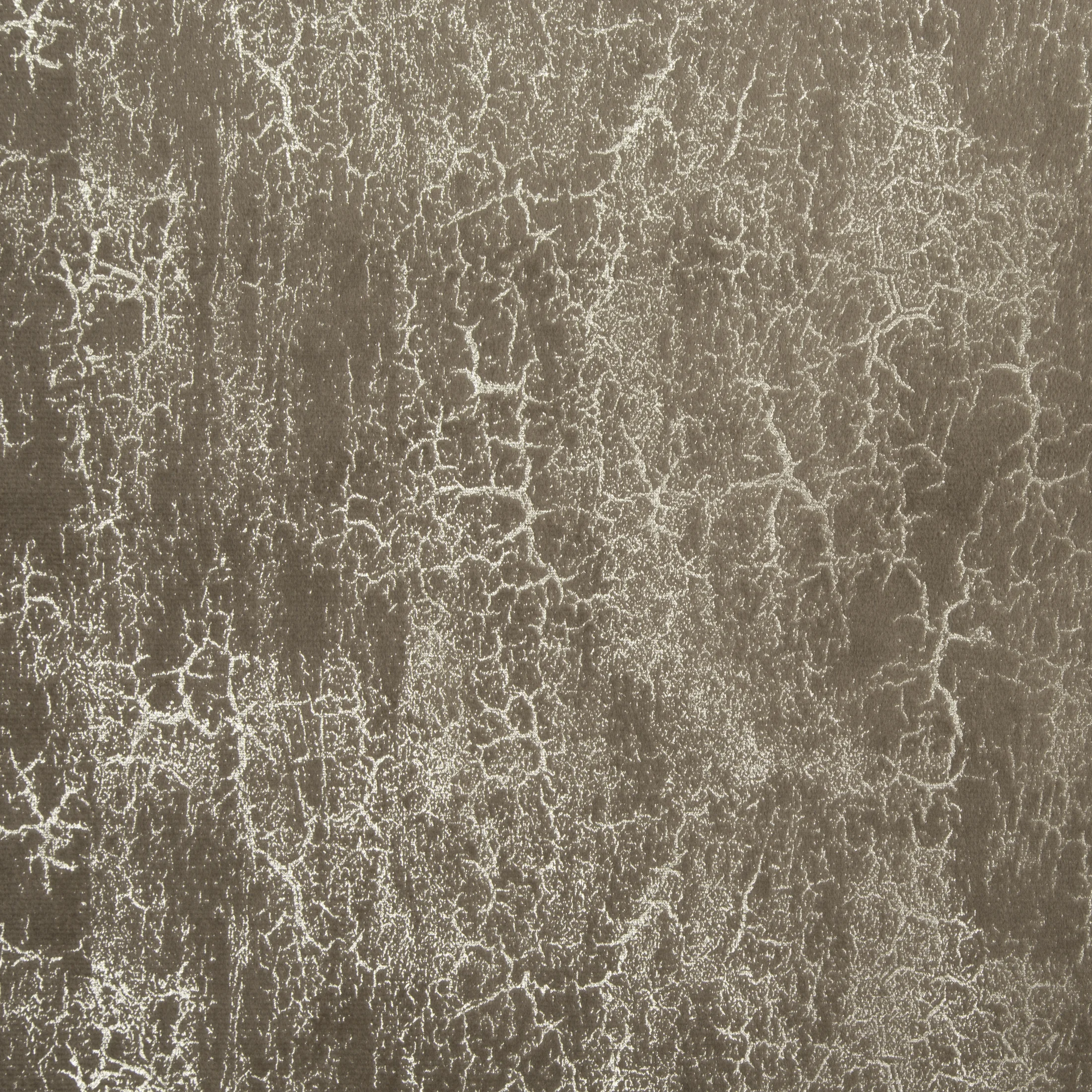Zasłona brązowo, szampańska welwetowa z błyszczącym nadrukiem 140x270 cm taśma - INGRID Eurofirany