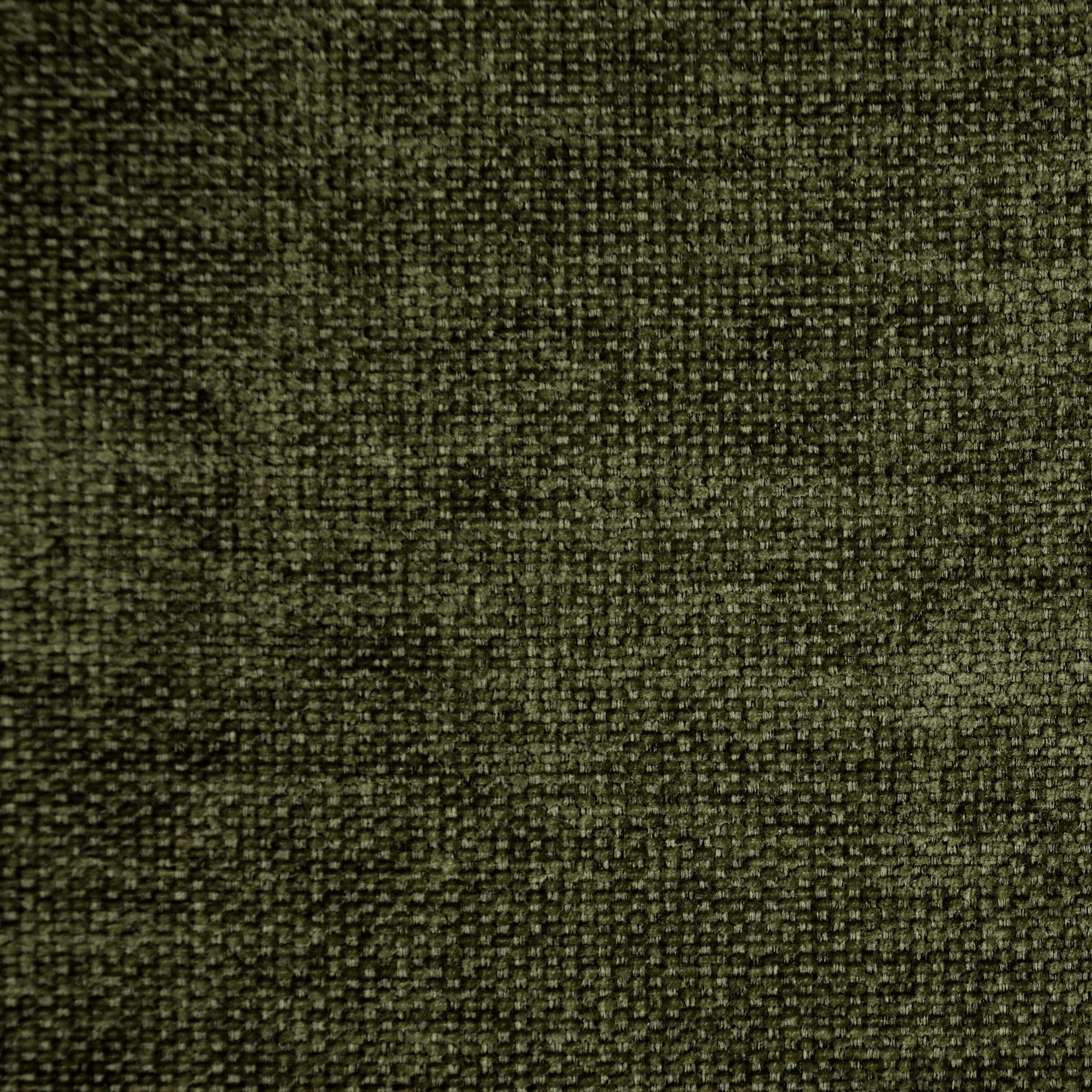 Zasłona ciemnooliwkowa o szenilowej strukturze 140x270 cm taśma - NESKA Eurofirany