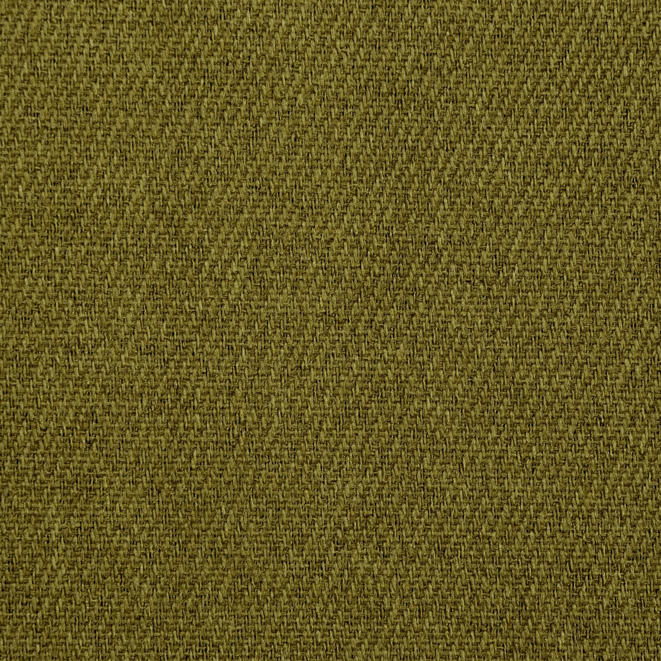 Zasłona ciemnooliwkowa w stylu eko o widocznym splocie 140x270 cm taśma - OLENA Eurofirany