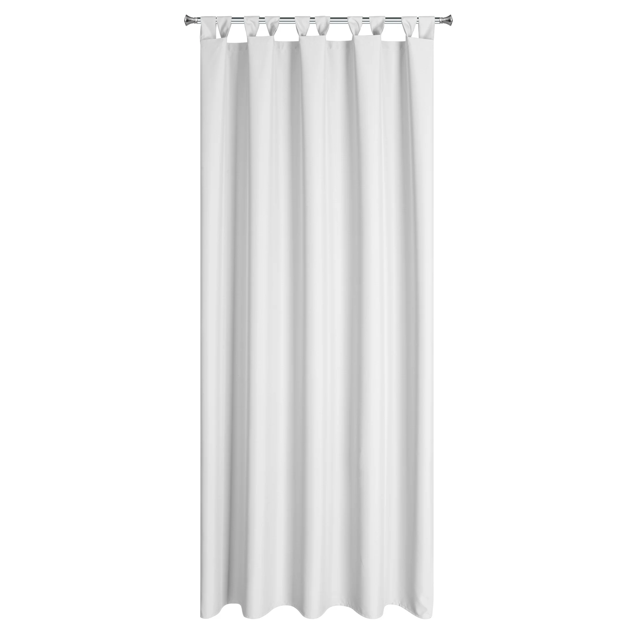 Zasłona biała z wodoodpornej tkaniny idealna do ogrodu i na taras 155x220 cm szelki/rzep GARDEN Eurofirany