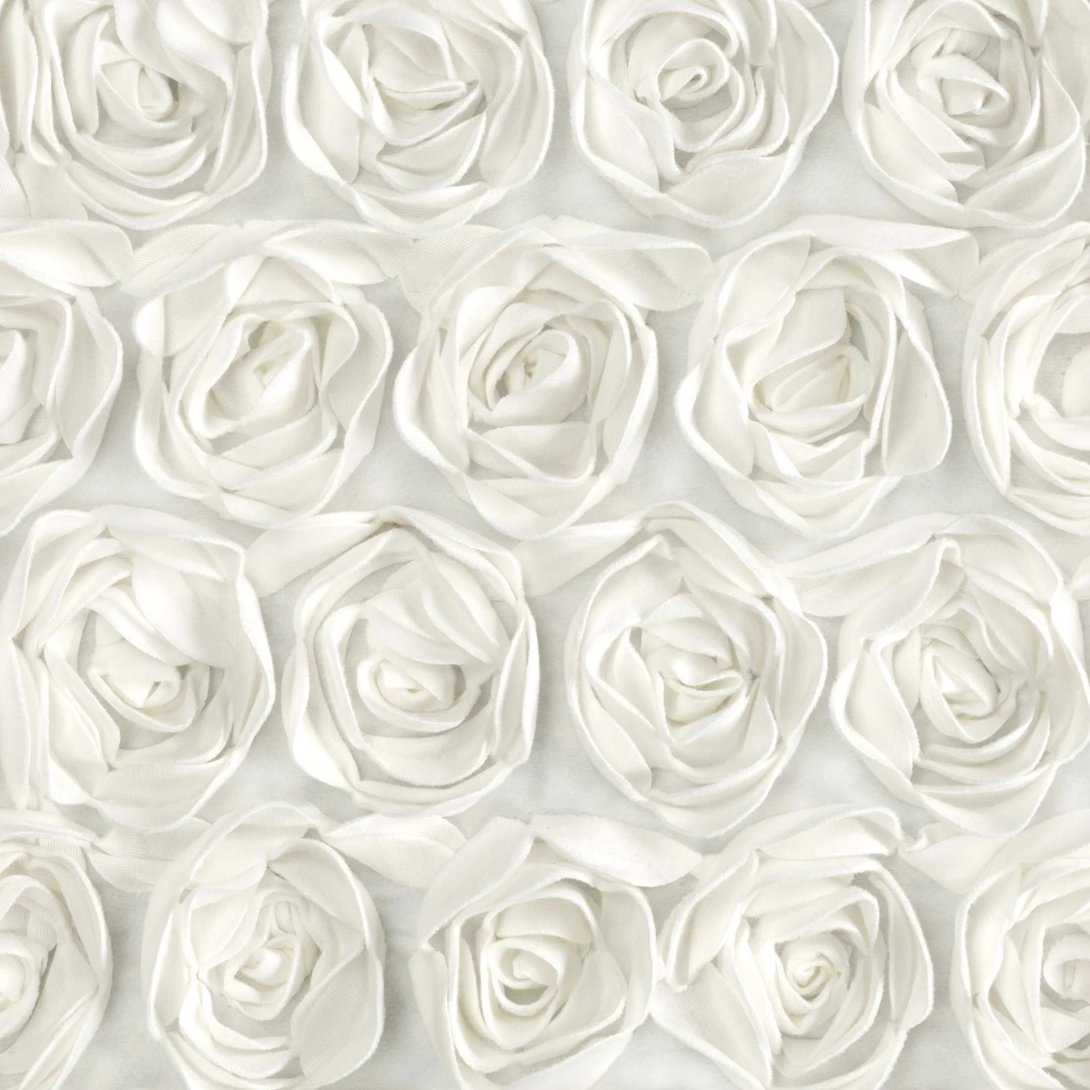Zasłona kremowa z welwetu zdobiona aplikacją 3D róż 140x250 cm przelotka - ROSES Eva Minge Eurofirany
