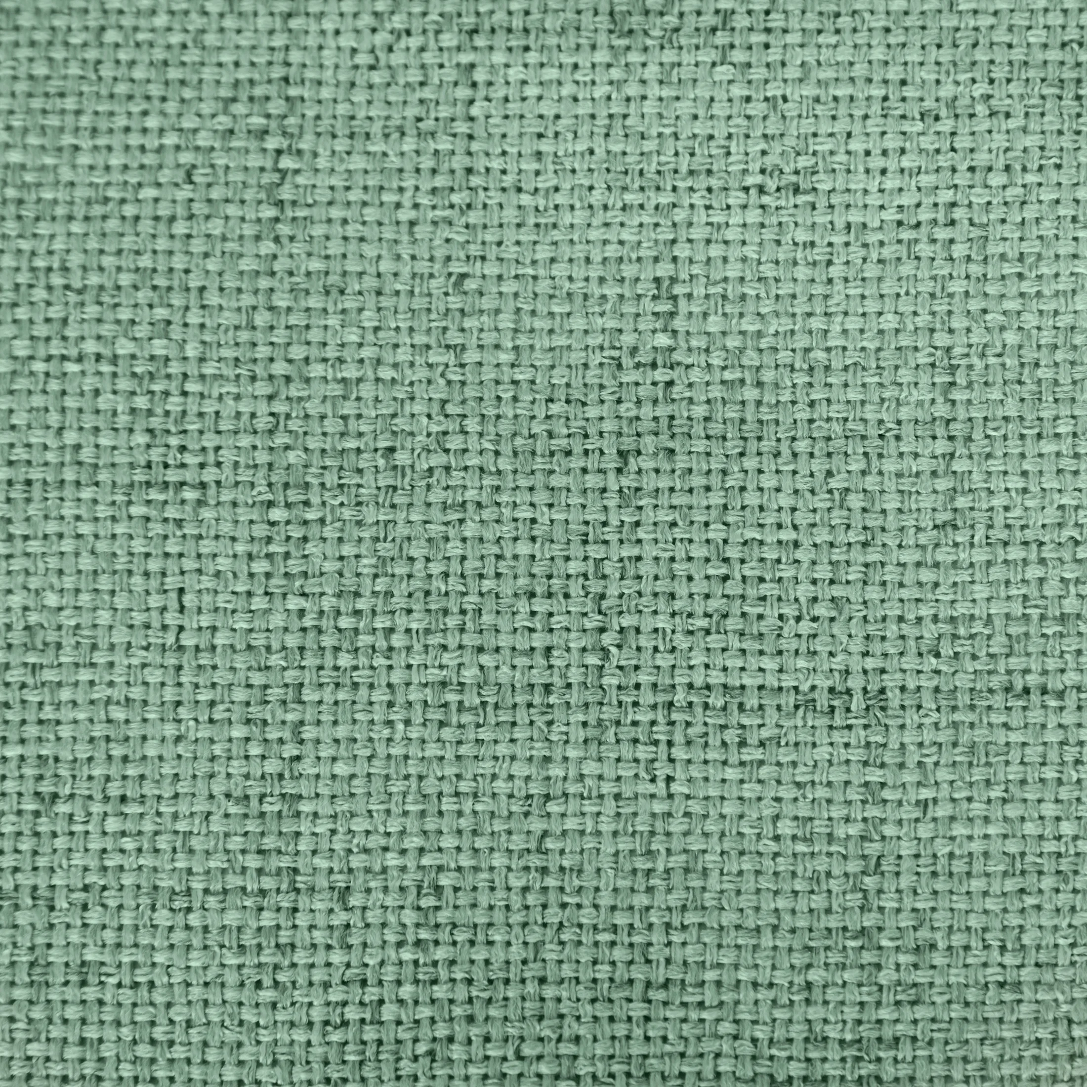 Zasłona o naturalnym splocie z efektem melanżu jasnozielona 140x250 cm przelotki - JULA2 Eurofirany