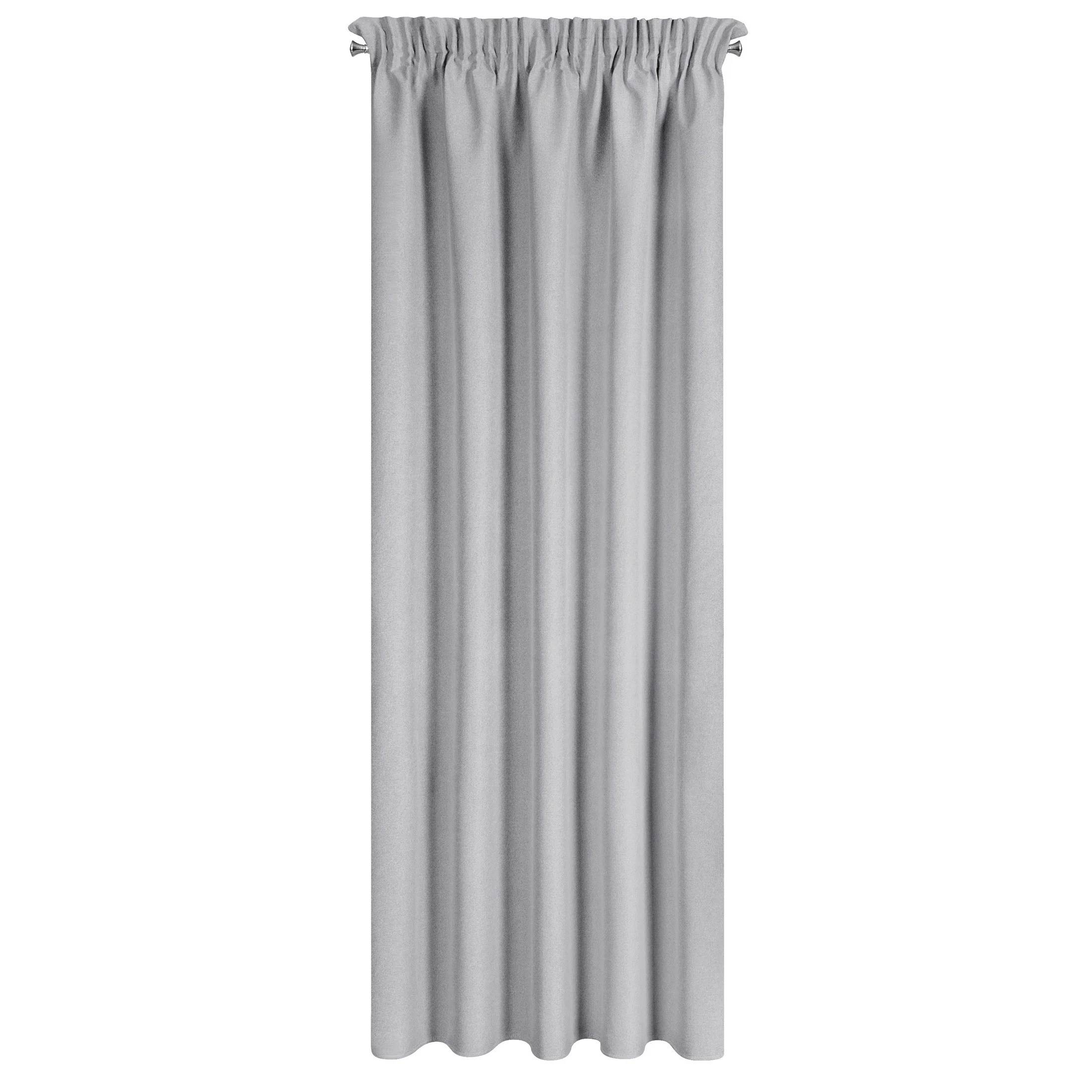 Zasłona stalowa 100% zaciemniająca z tkaniny typu blackout 135x270 cm taśma SUZAN Eurofirany
