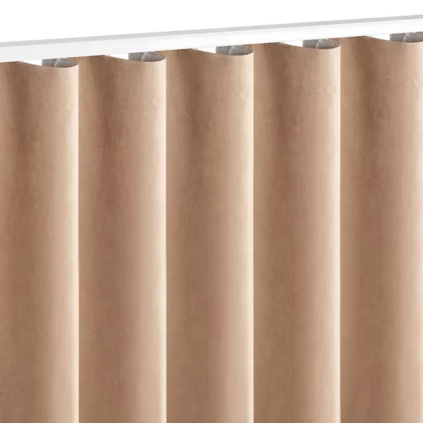 Zasłona szyta na taśmie fala - wave