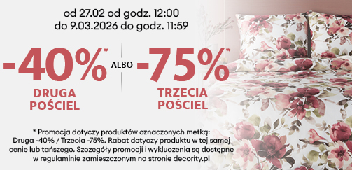 Złap rabat na pościel!