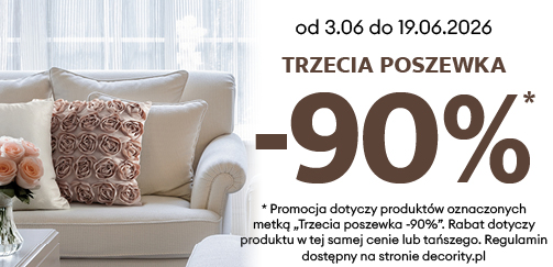 Trzecia poszewka -90%